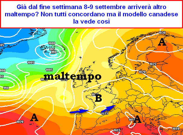 Meteo A 15 Giorni Ultimi Sussulti Estivi Stroncati Dai Temporali Meteolive It