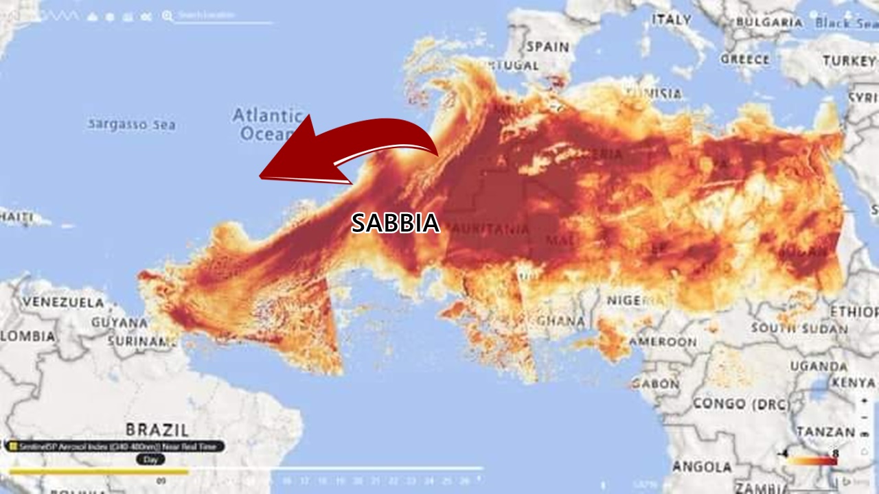 Il Sahara sprigiona vastissime nubi di sabbia che si muovono verso il sud America: perchè accade? Cosa succederà?