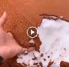 Arabia Saudita: la sabbia ricopre la neve, "effetto tiramisù" è ipnotico