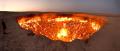 La porta dell'inferno: fuoco da oltre 40 anni dentro un cratere in Turkmenistan