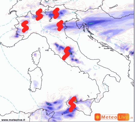 In Arrivo TEMPORALI Ed Aria Più FRESCA, Ecco Le Regioni Maggiormente ...