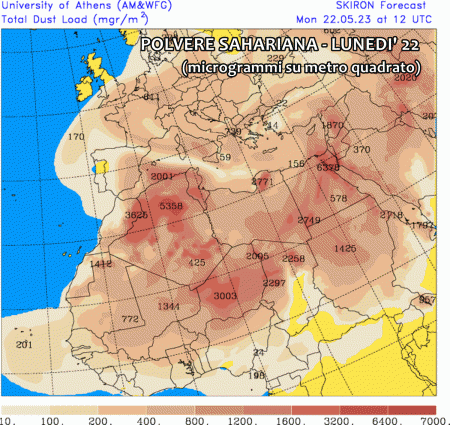 Polvere Del Sahara Per Giorni Sull Italia Meteolive It