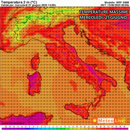 Che Cambiamento Di Temperatura Al Solstizio D'Estate! - MeteoLive.it